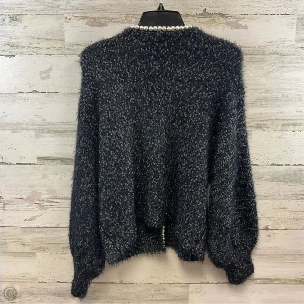 Anthropologie Maeve Black Sweater with Pearl Detailing - Picture 6 of 7